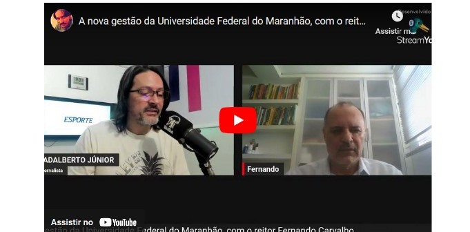 A nova gestão da Universidade Federal do Maranhão, com o reitor Fernando Carvalho
